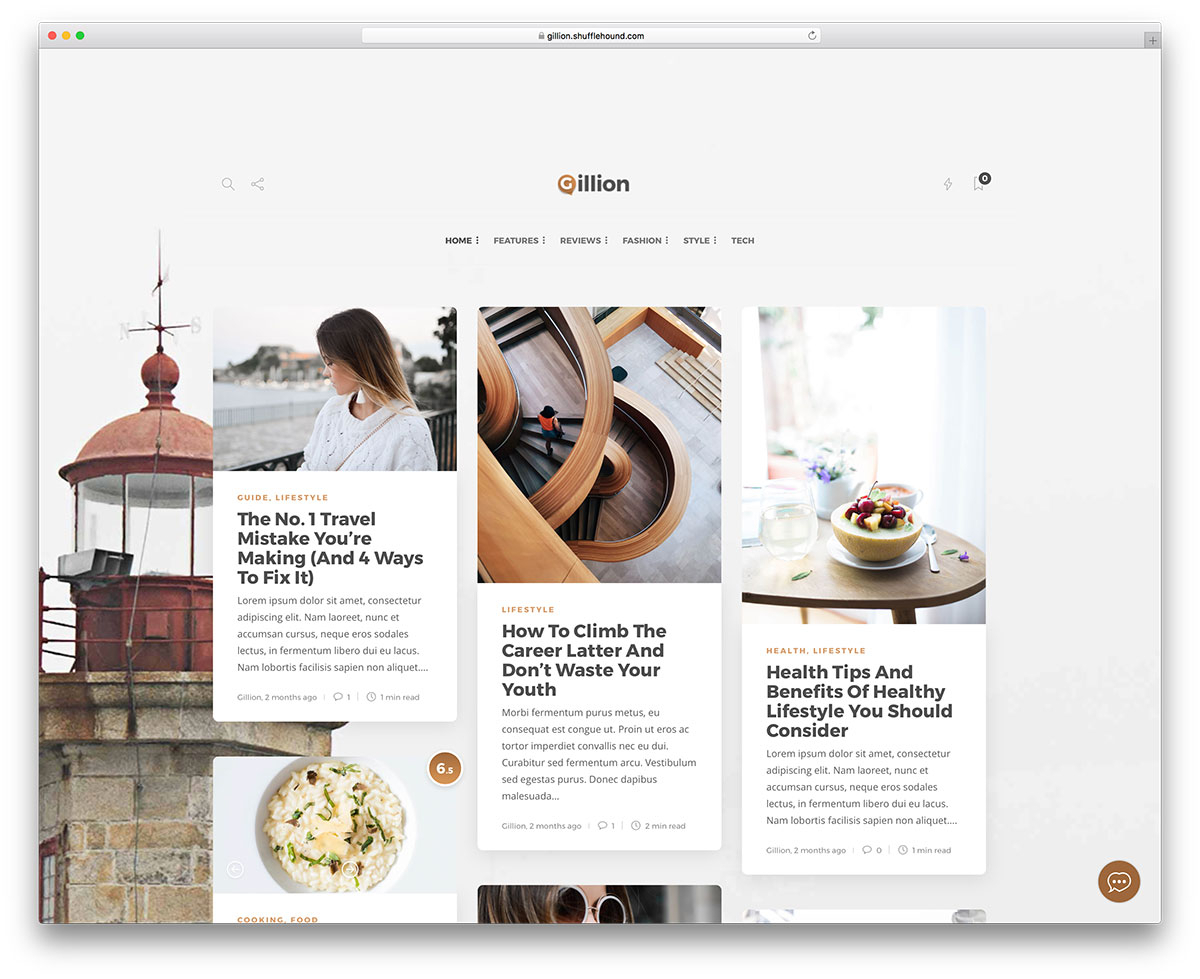 55+ Best Clean WordPress Themes 2019 – Colorlib Intended For Blank Food Web Template