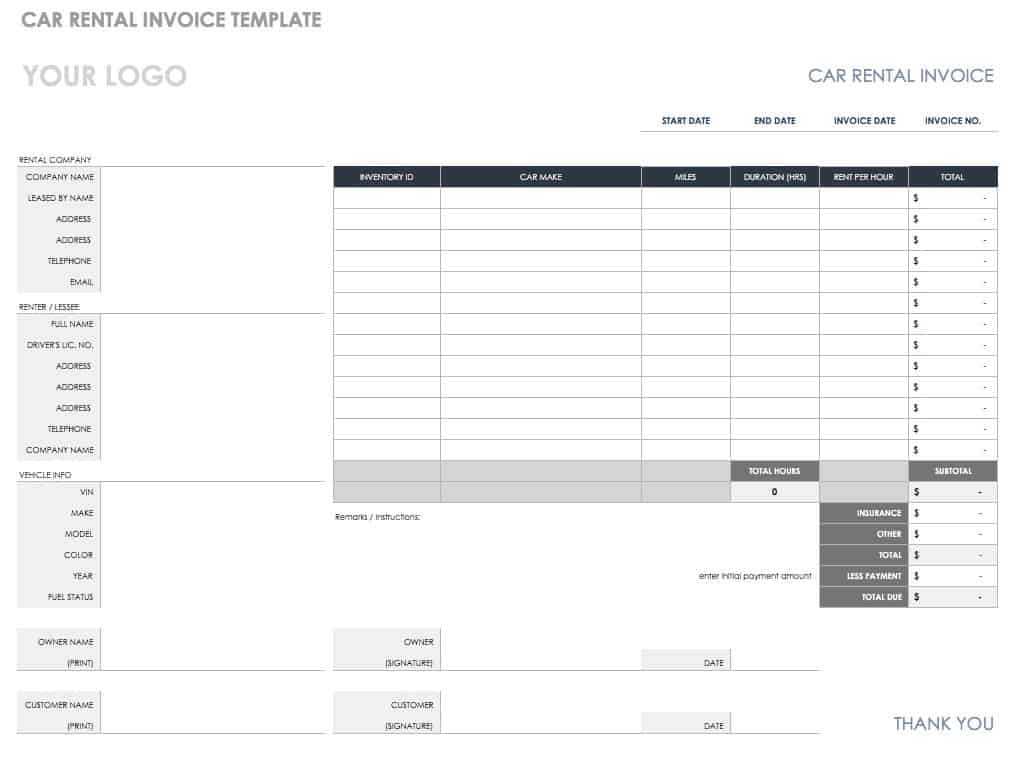 55 Free Invoice Templates | Smartsheet Pertaining To Free Invoice Template Word Mac