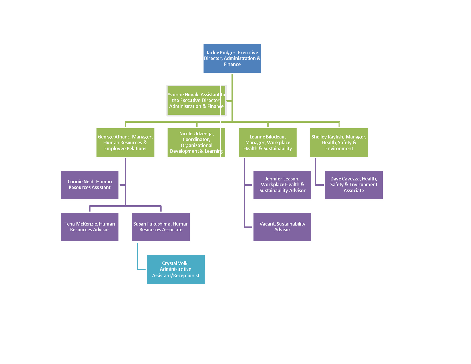 Health And Safety Organisation Chart Template