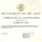 6+ Army Appreciation Certificate Templates - Pdf, Docx with regard to Army Certificate Of Appreciation Template