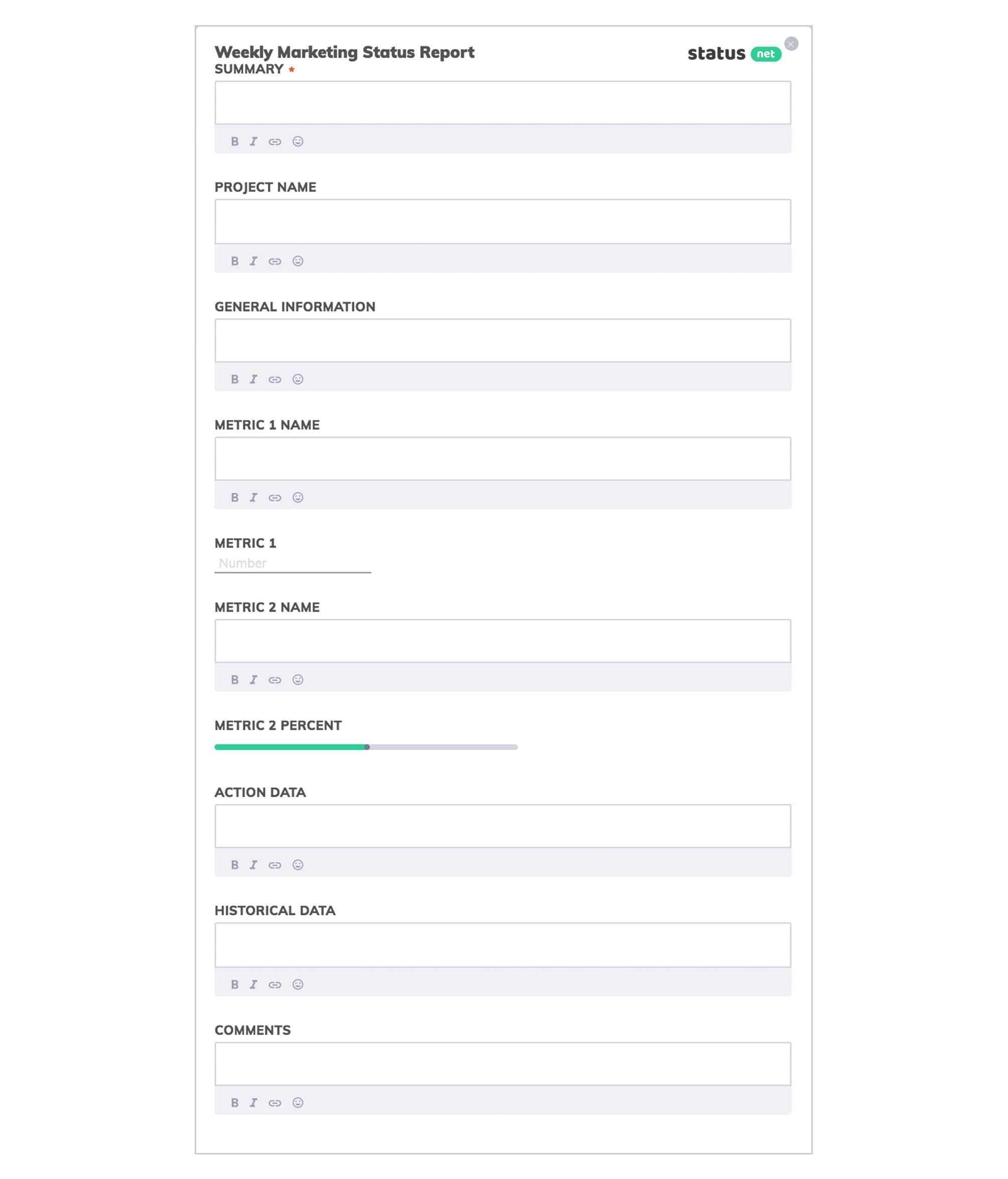 6 Awesome Weekly Status Report Templates | Free Download In Service Review Report Template