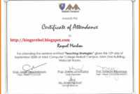 6+ Certificate Of Appearance Template | Weekly Template intended for Certificate Of Appearance Template