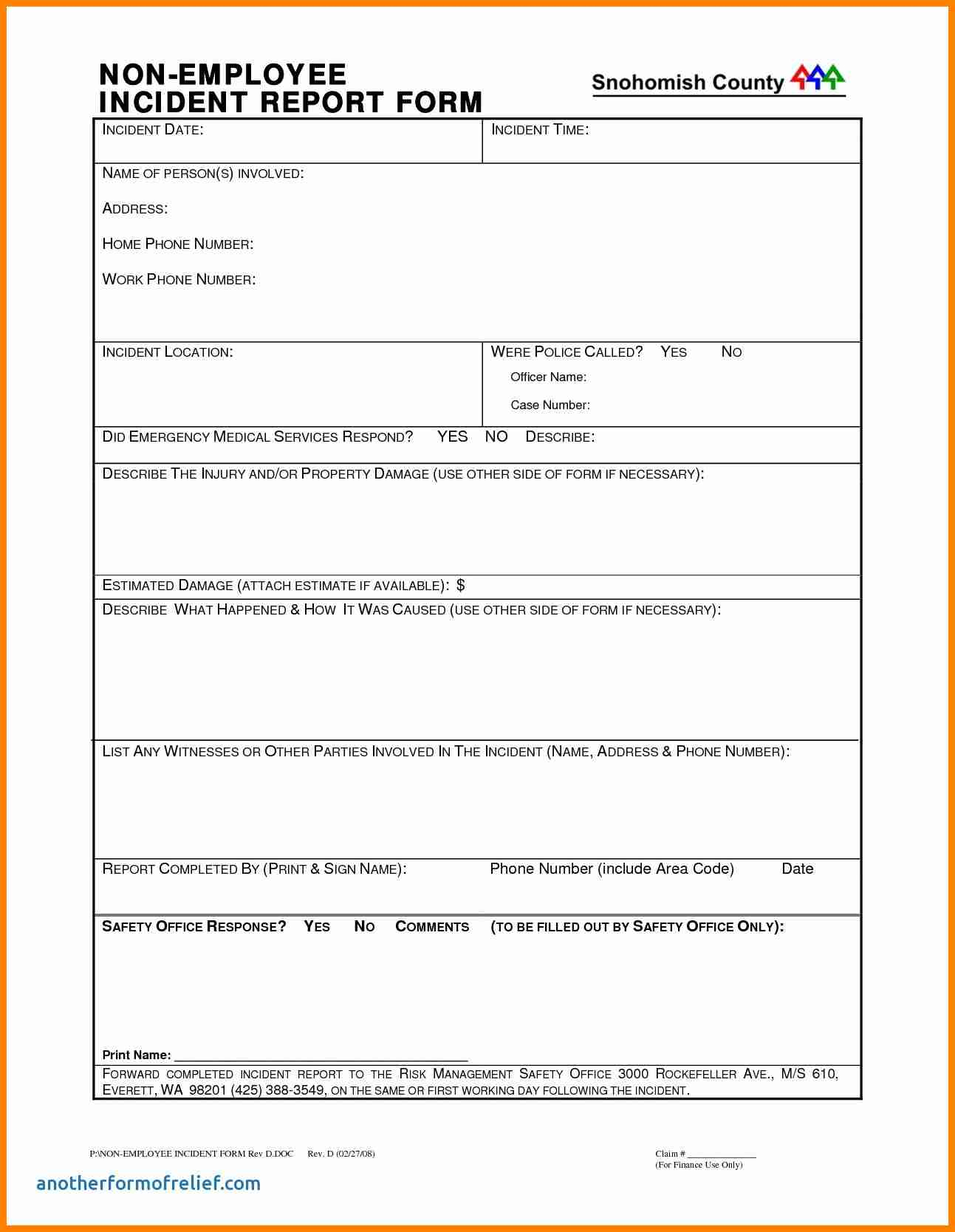 6+ Employee Incident Report Template Free Template | This Is Within School Report Template Free