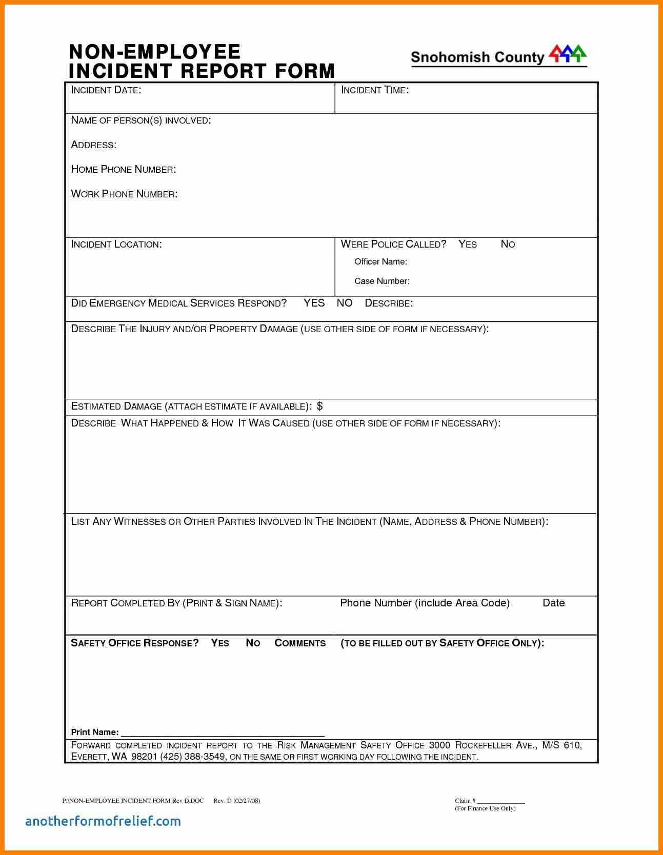 6+ Employee Incident Report Template Free Template | This Is Within School Report Template Free