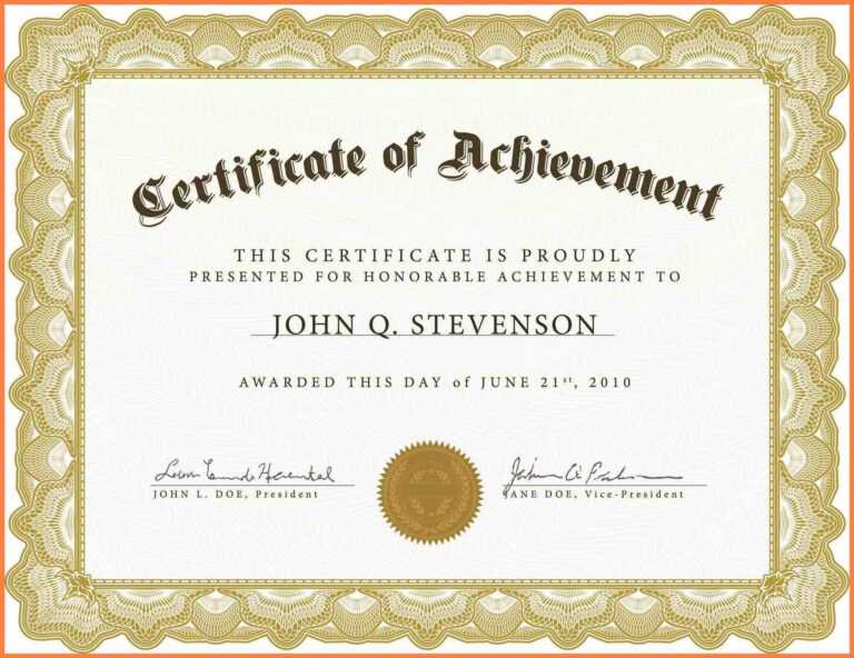 Downloadable Certificate Templates For Microsoft Word – CUMED.ORG