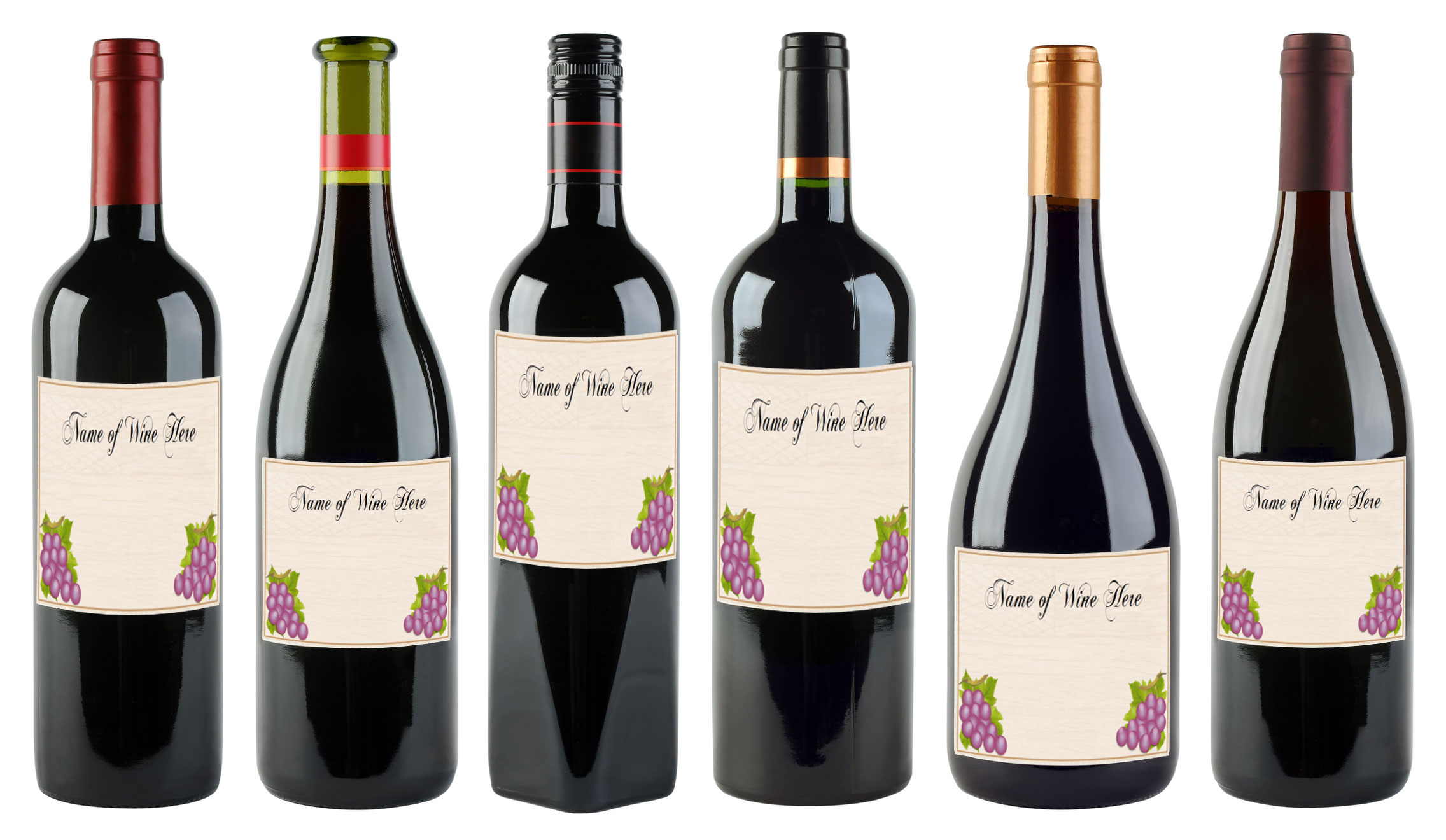 6 Free Printable Wine Labels You Can Customize | Lovetoknow Inside Blank Wine Label Template