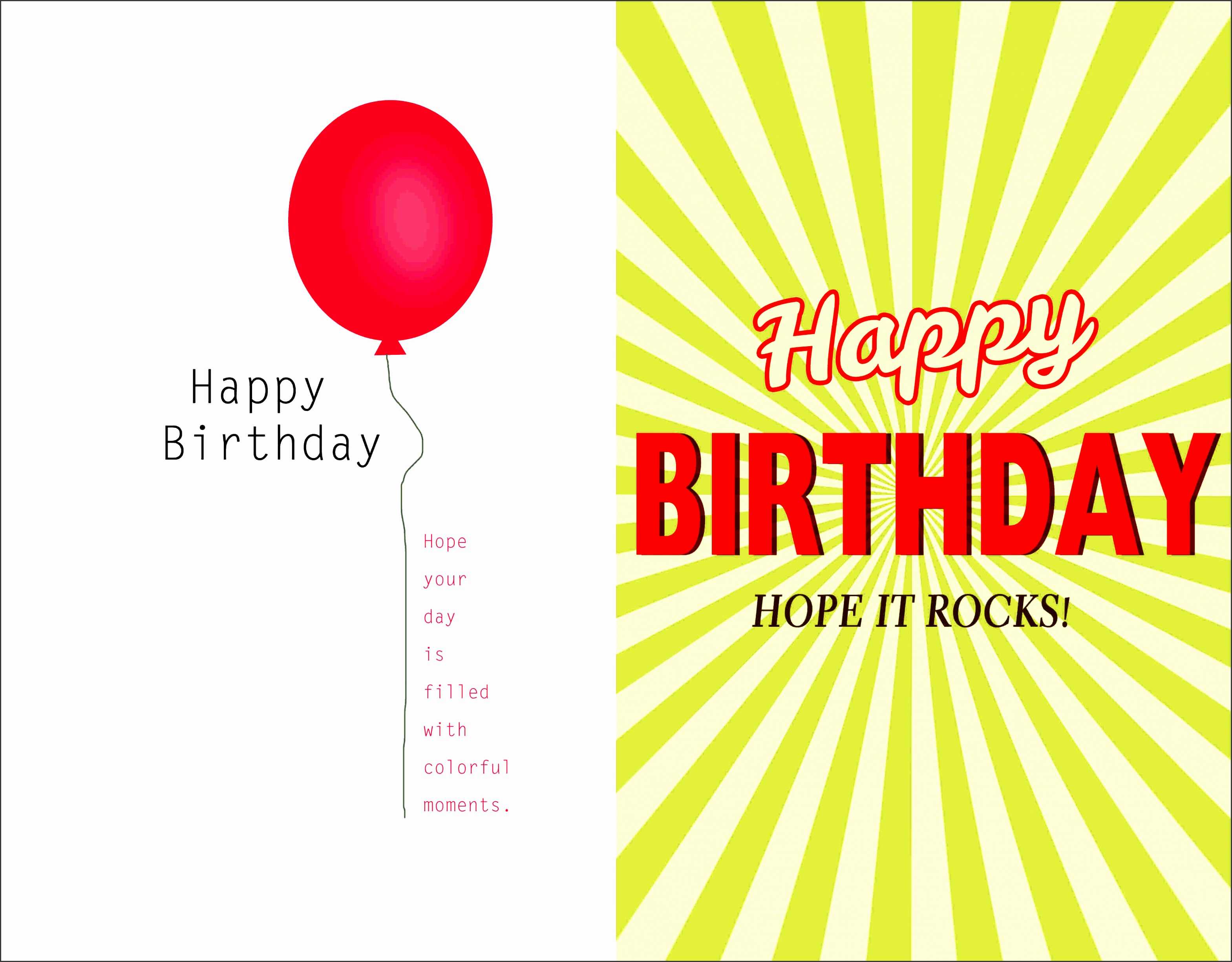 6 Microsoft Birthday Cards Templates Free – Sampletemplatess Throughout Birthday Card Publisher Template