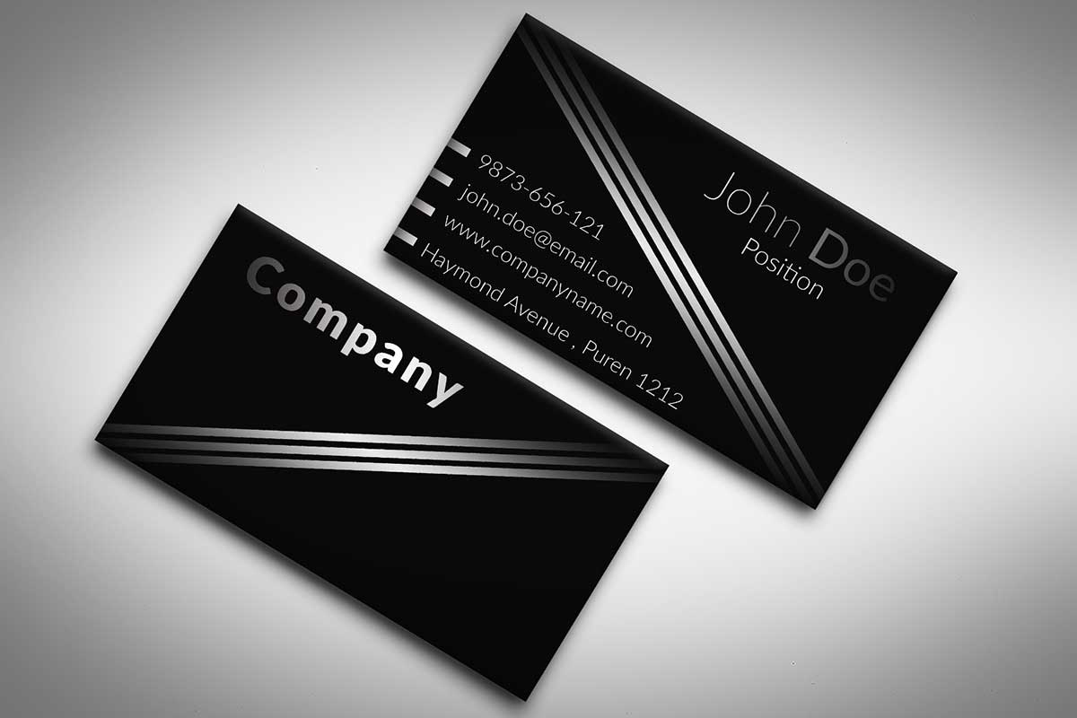 60+ Only The Best Free Business Cards 2015 | Free Psd Templates Throughout Black And White Business Cards Templates Free