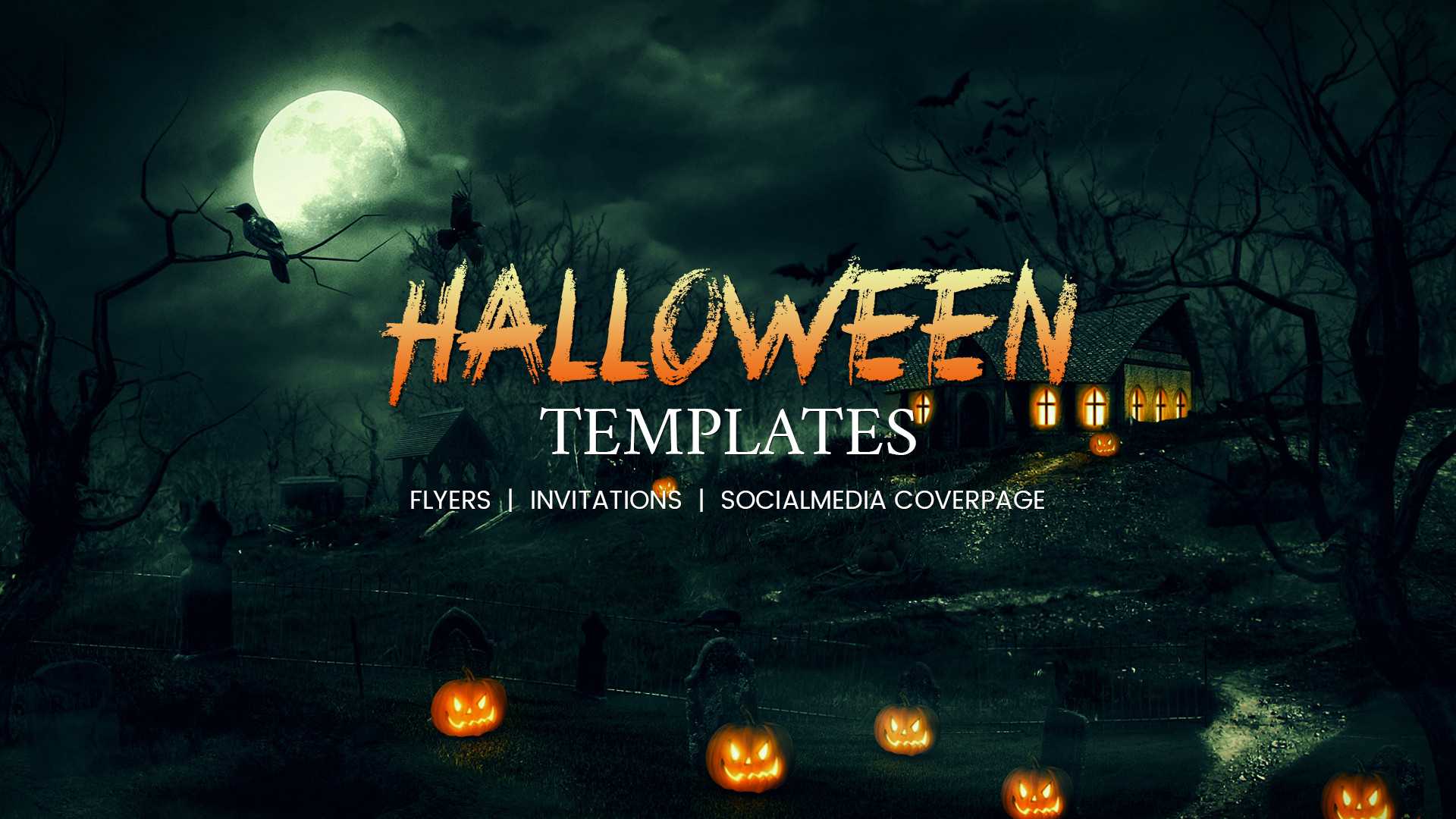 68+ Halloween Templates – Editable Psd, Ai, Eps Format Pertaining To Free Halloween Templates For Word