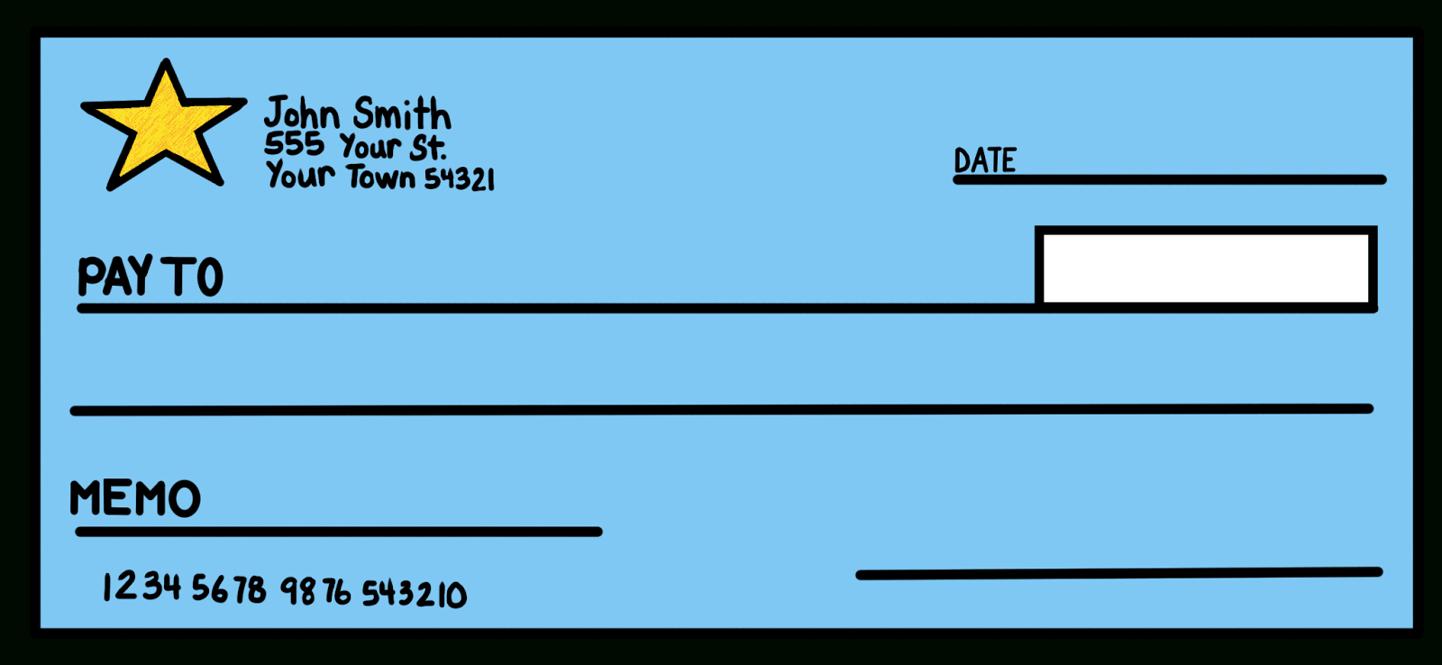 7+ Blank Check Templates – Word Excel Samples In Fun Blank Cheque Template