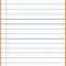 7+ Free Lined Paper Template Word | Andrew Gunsberg For Ruled Paper Template Word