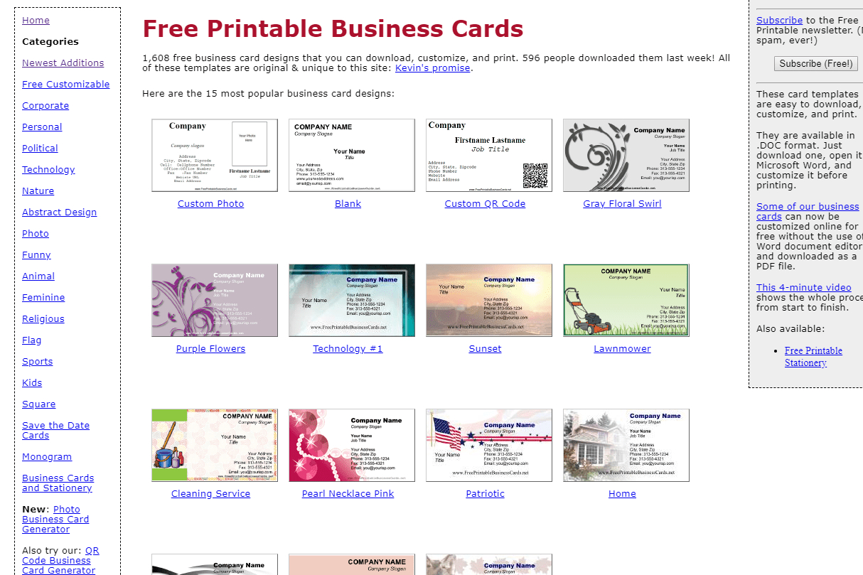 8 Best Places To Find Free Business Card Templates For Blank Business Card Template Microsoft Word