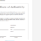 8 Certificate Of Authenticity Templates – Free Samples For Art Certificate Template Free