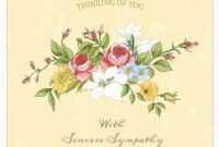 8 Free, Printable Condolence And Sympathy Cards for Sympathy Card Template
