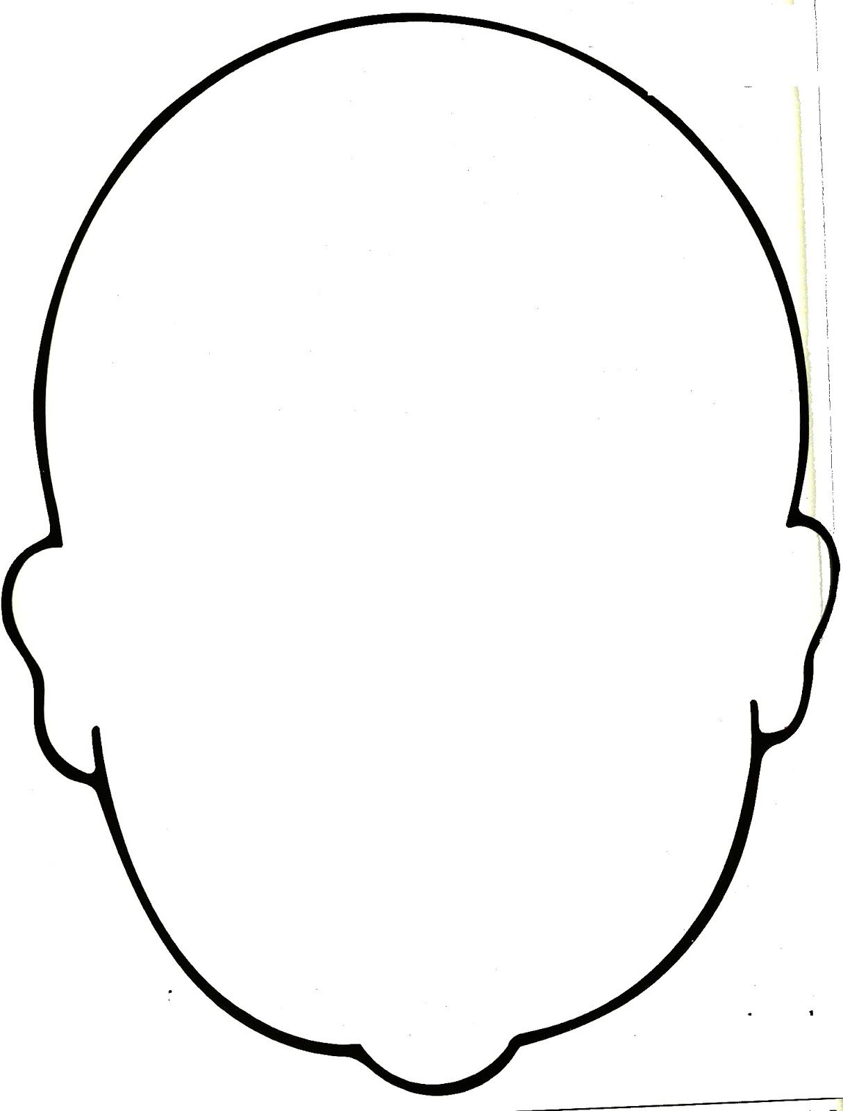 8 Views | Odd Squad | Face Template, Face Outline, Coloring Within Blank Face Template Preschool