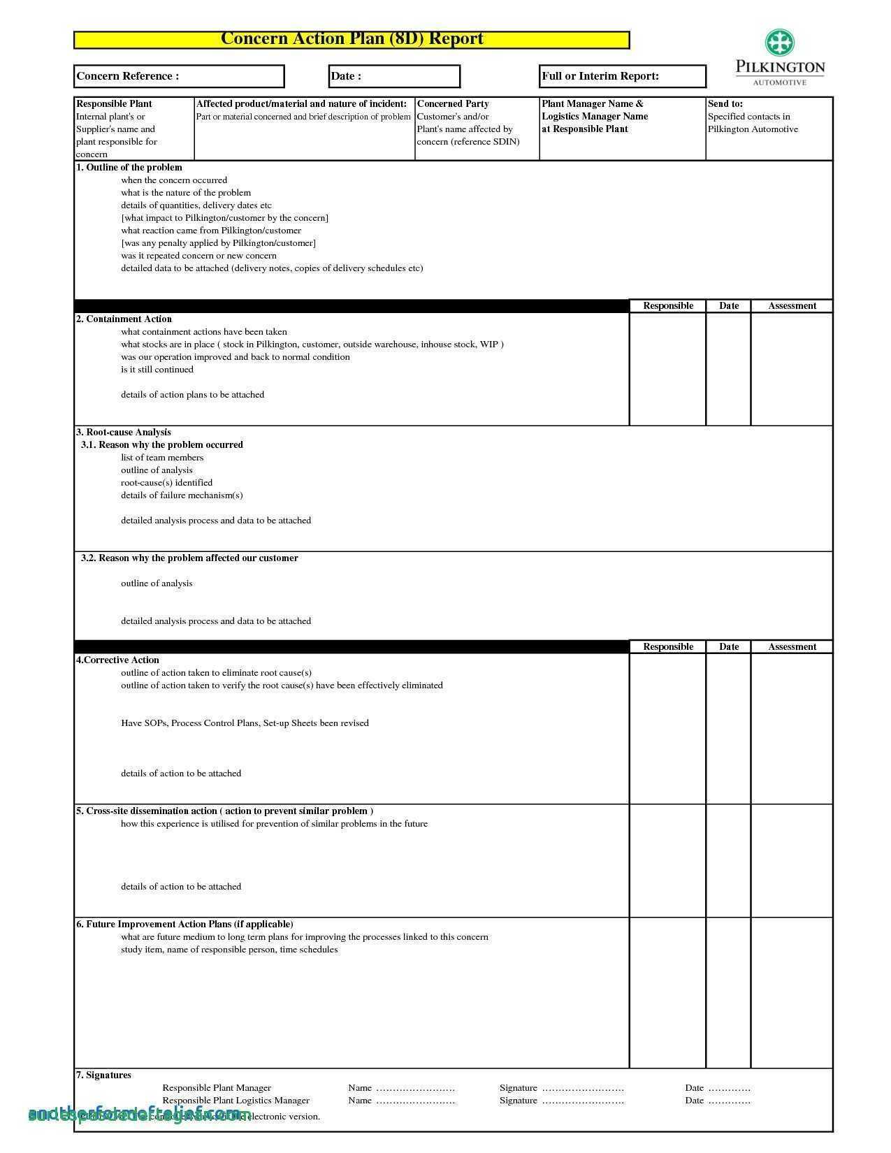 8D Report Template Excel What Makes 14D Report Template Throughout 8D Report Template Xls