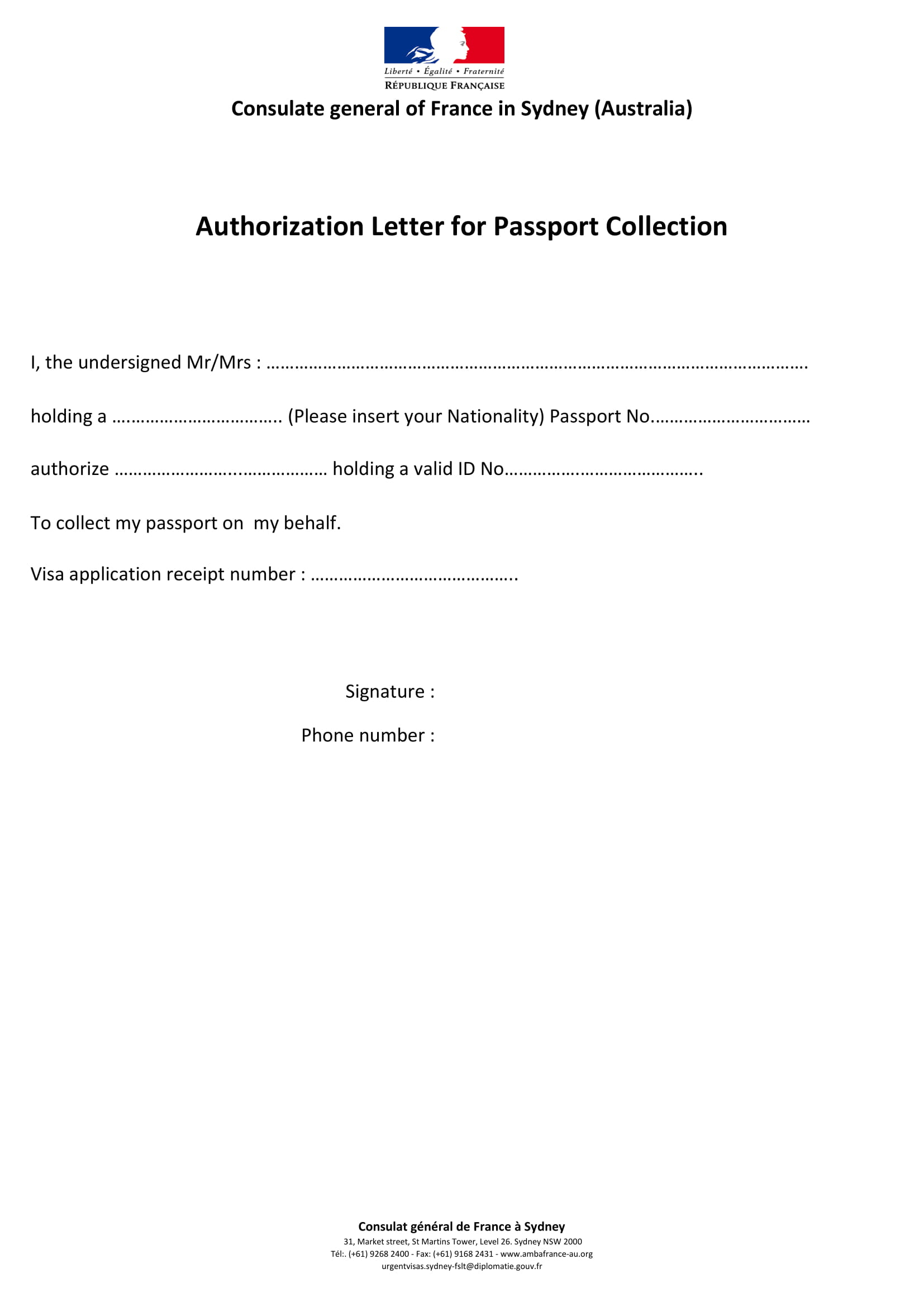9+ Authorization Letter To Claim Examples | Examples Within Certificate Of Authorization Template