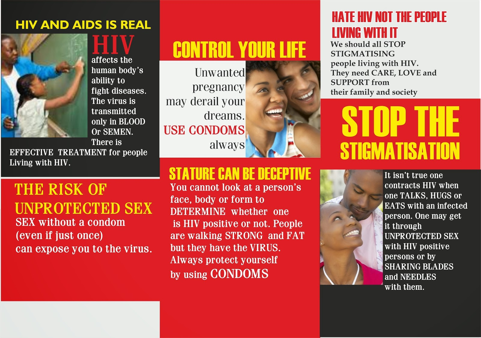 9 Best Photos Of Student Educational On Hiv Aids Brochure Intended For Hiv Aids Brochure Templates
