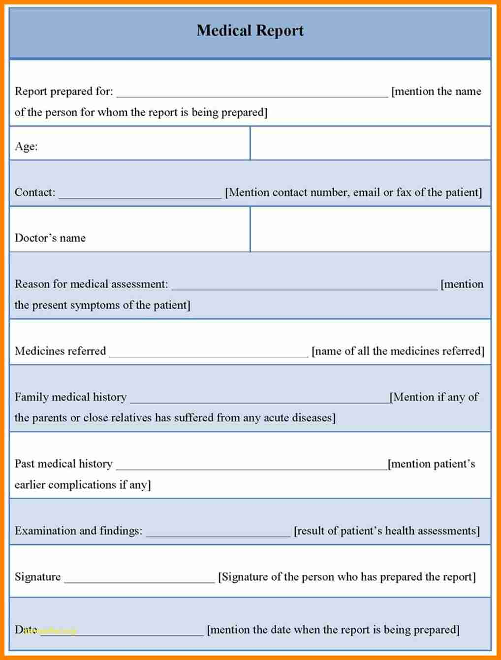 9+ Doctor Report Template | This Is Charlietrotter Intended For Sales Visit Report Template Downloads