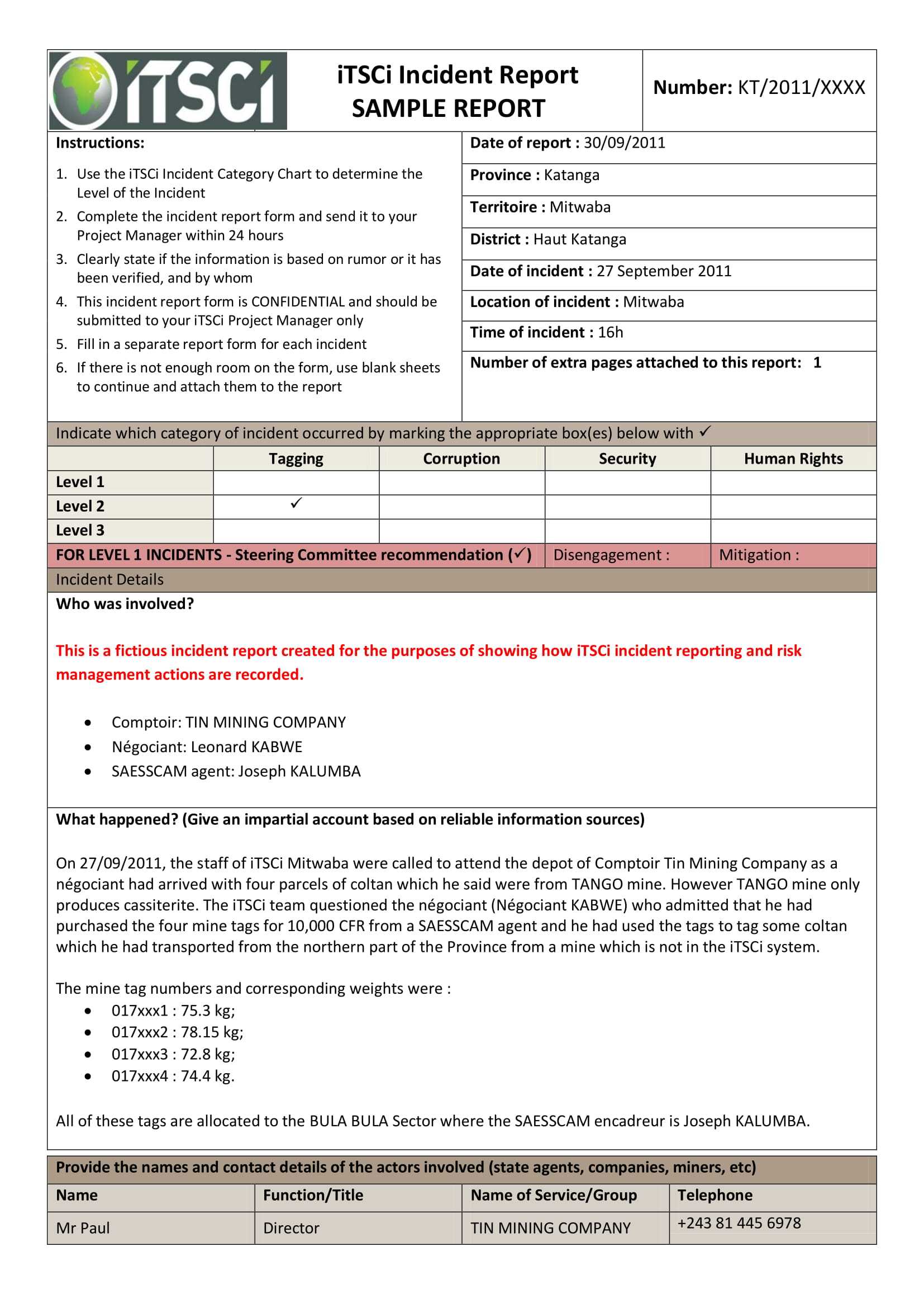 9+ Incident Report Writing Examples – Pdf | Examples Within Incident Report Form Template Qld