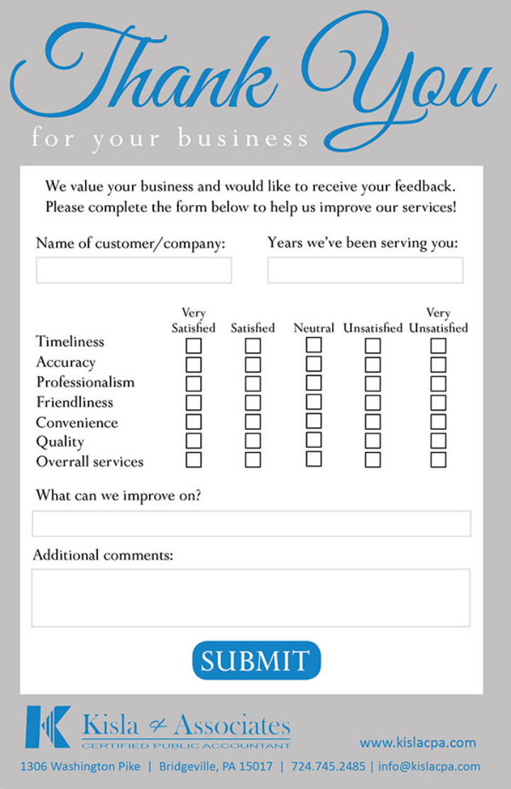 9+ Restaurant Customer Comment Card Templates & Designs Regarding Survey Card Template