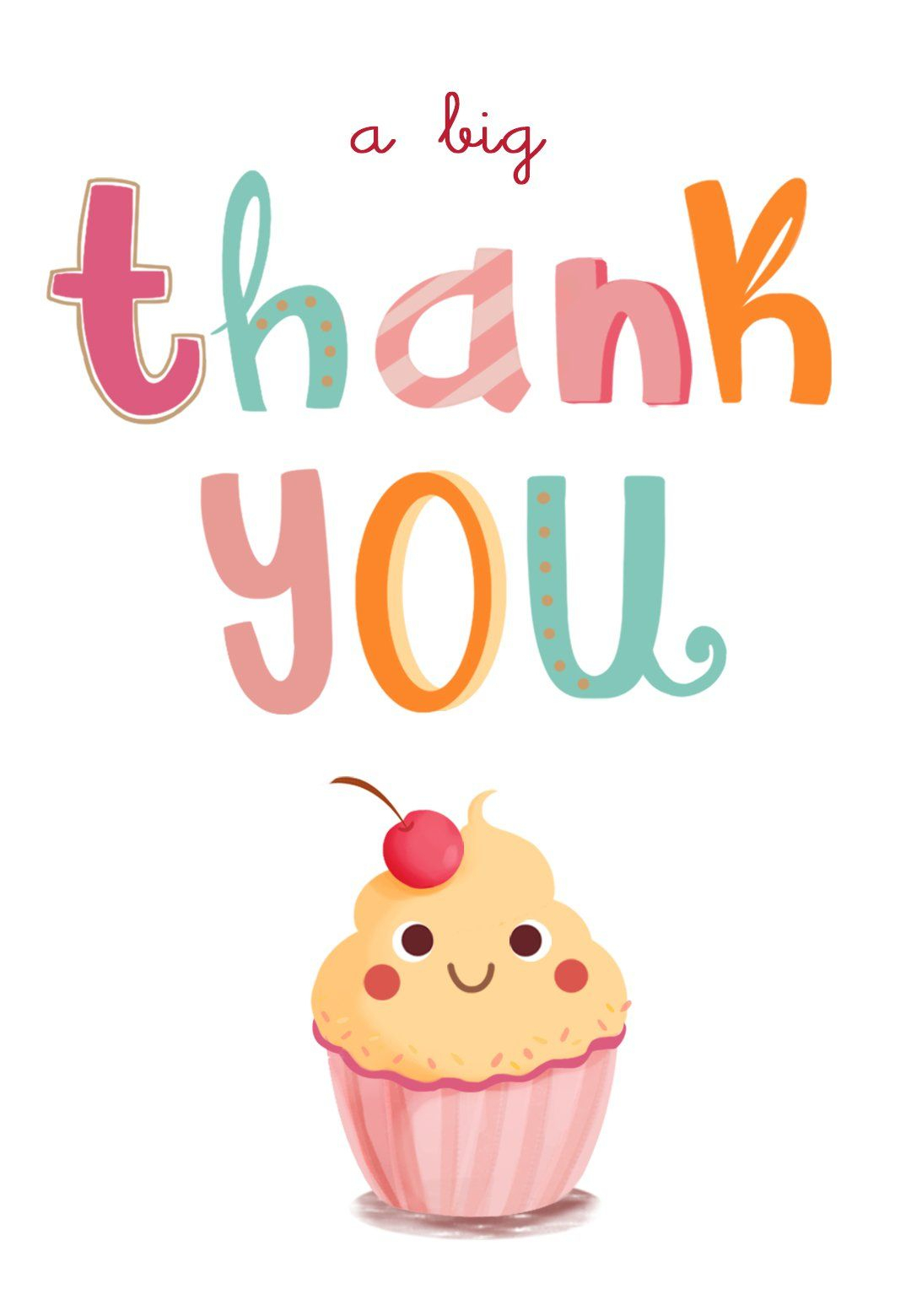 A Big Thank You – Free Thank You Card Template | Greetings Inside Sorry You Re Leaving Card Template
