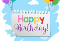 A Birthday Banner Template pertaining to Free Happy Birthday Banner Templates Download