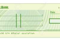 A Blank Cheque Check Template Illustration throughout Blank Cheque Template Download Free