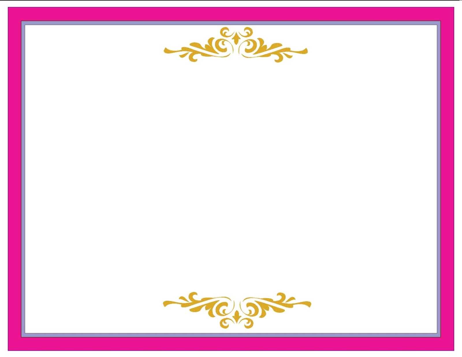A Collection Of Free Certificate Borders And Templates For Pageant Certificate Template