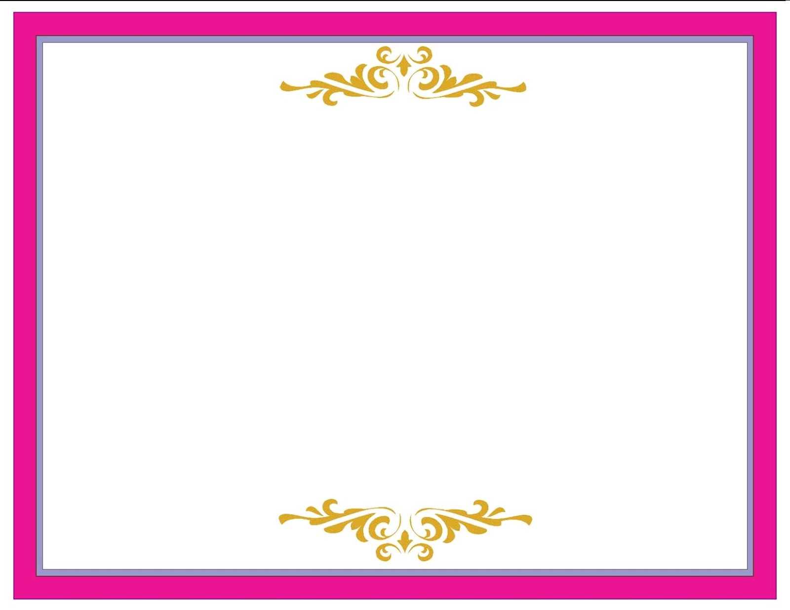 A Collection Of Free Certificate Borders And Templates For Pageant Certificate Template