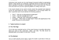 A Guide To Writing An Engineering Laboratory (Lab) Report within Engineering Lab Report Template
