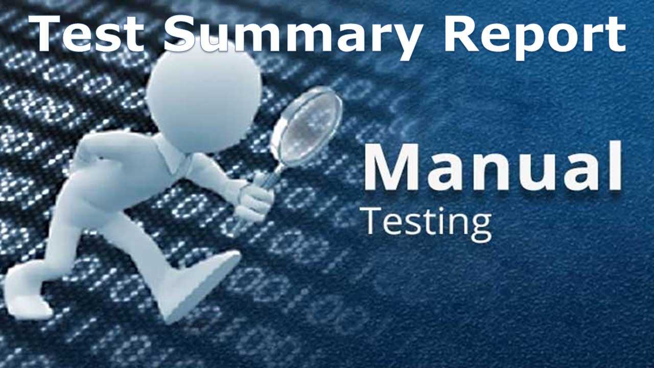 A Sample Test Summary Report – Software Testing For Test Summary Report Template