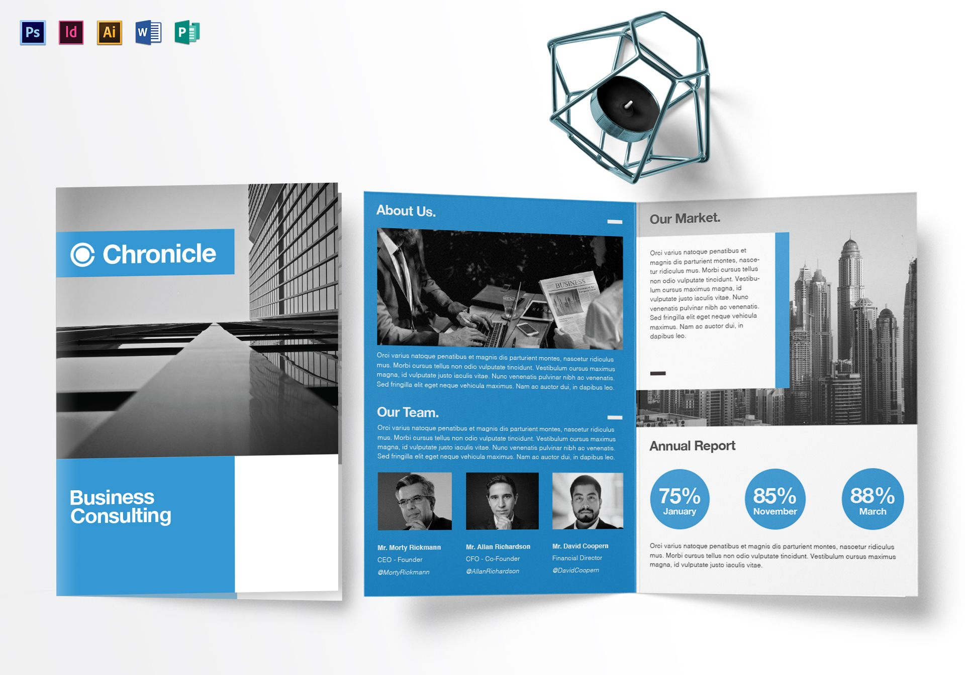 A4 Business Half Fold Brochure Template With Regard To Single Page Brochure Templates Psd