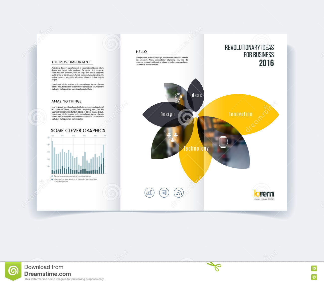A4 Tri Fold Brochure Template Psd Free Download Templates In For Engineering Brochure Templates Free Download