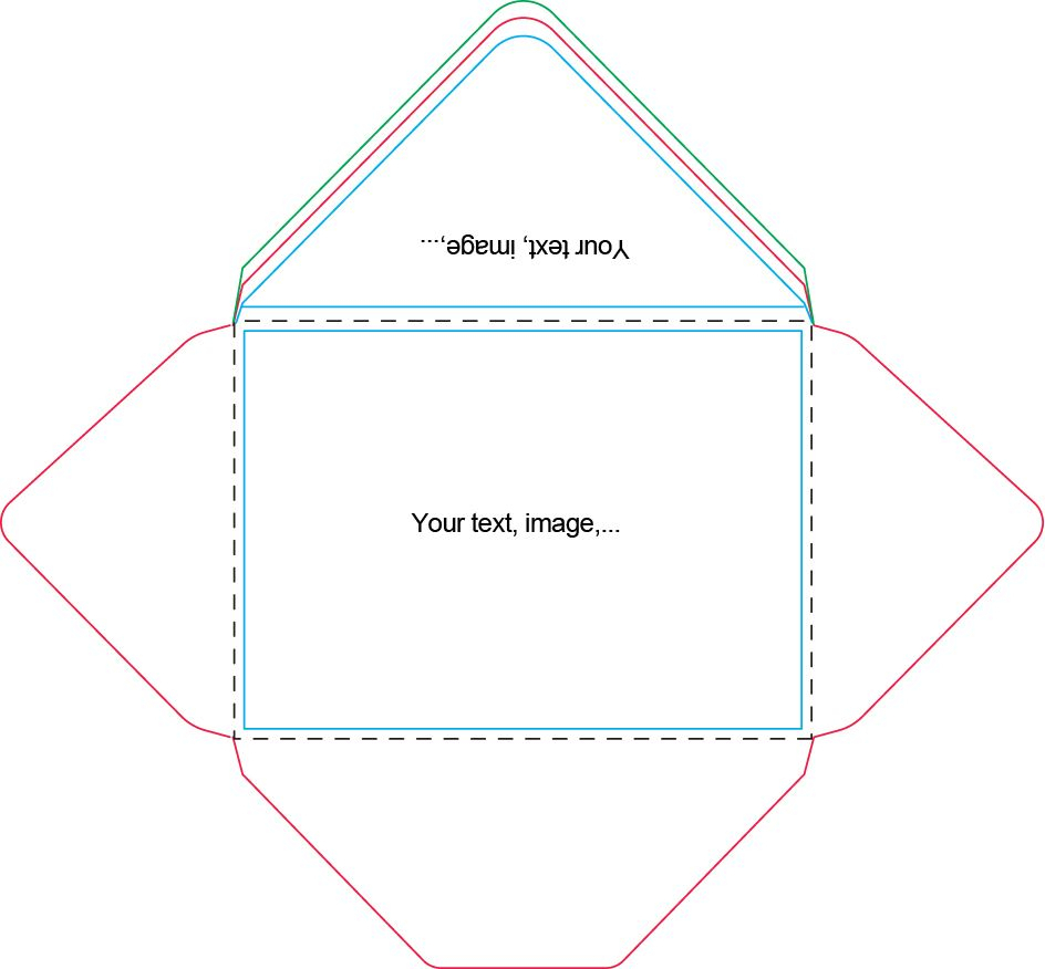 A7 Envelope Template | Craft Ideas | Card Making Tutorials With Envelope Templates For Card Making