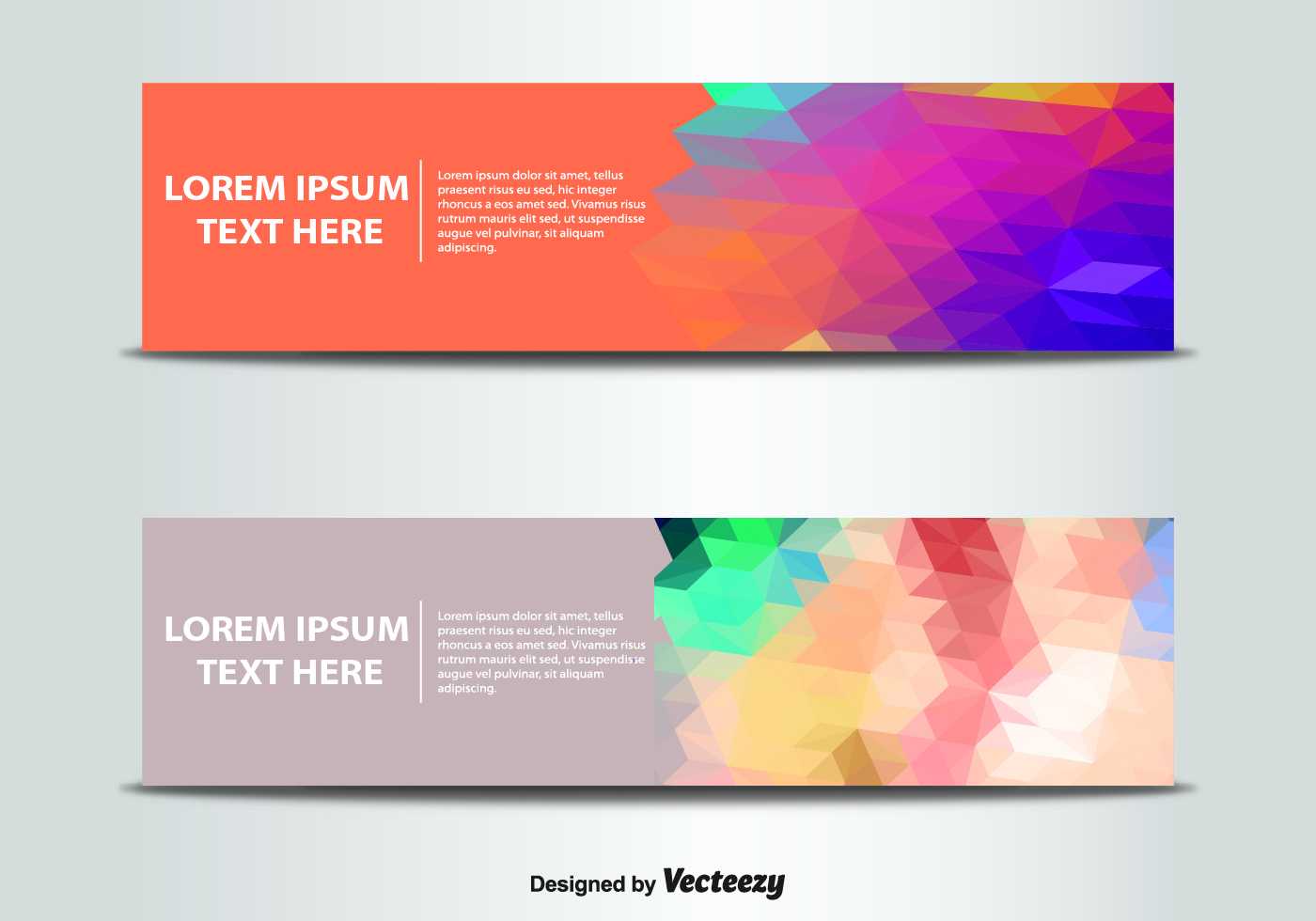 Abstract Banner Templates Vector | Free Vector Download In Within Website Banner Templates Free Download