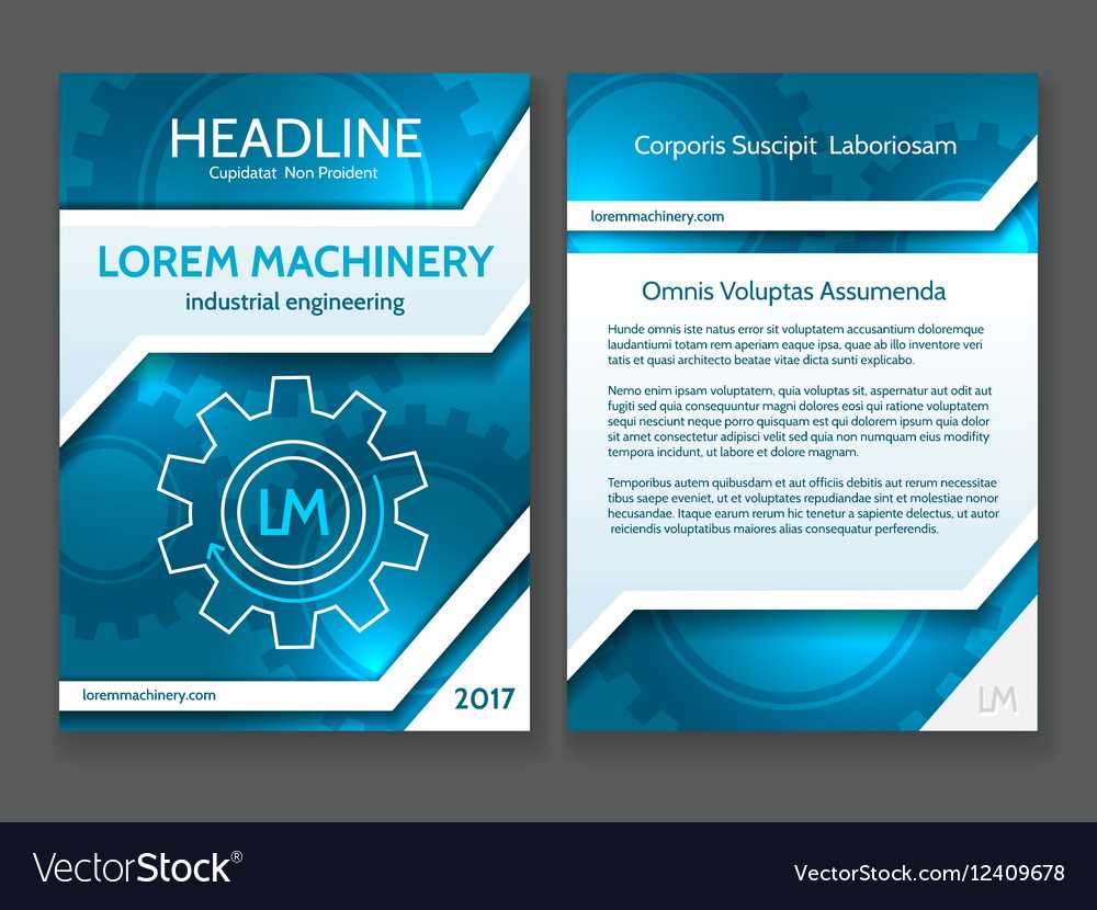 Abstract Technology Brochure Template Modern Intended For Technical Brochure Template