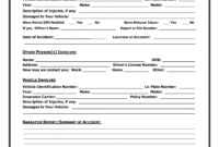Accident Record Book Template – Tophatsheet.co pertaining to Motor Vehicle Accident Report Form Template
