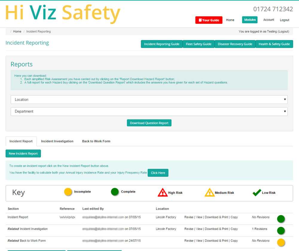 Accident Report Book Template & Policy – Hiviz Regarding Incident Report Book Template