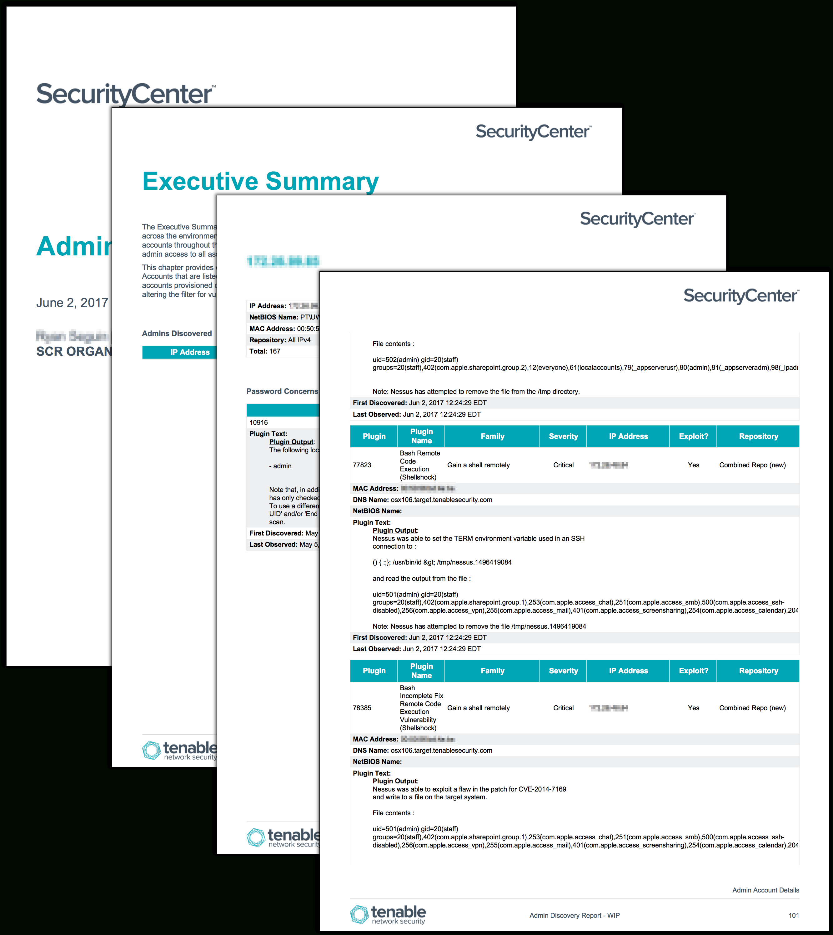 Admin Discovery Report – Sc Report Template | Tenable® Regarding Nessus Report Templates