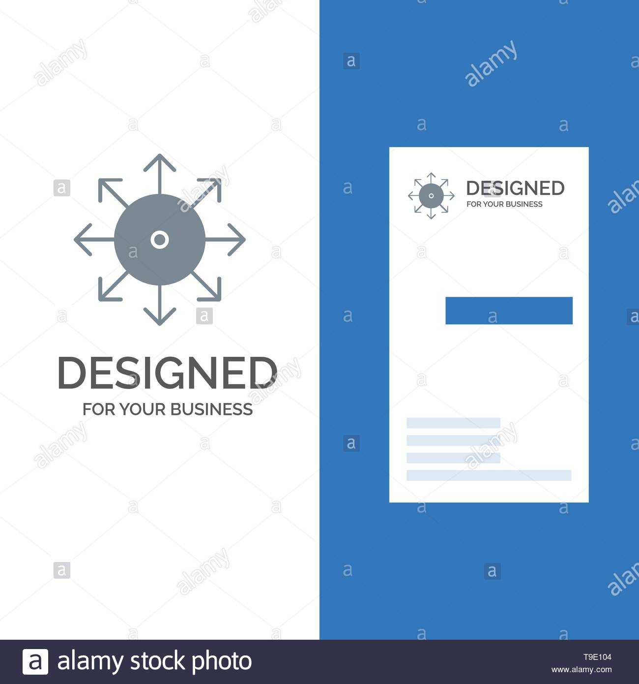 Ads, Advertising, Media, News, Platform Grey Logo Design And For Advertising Card Template