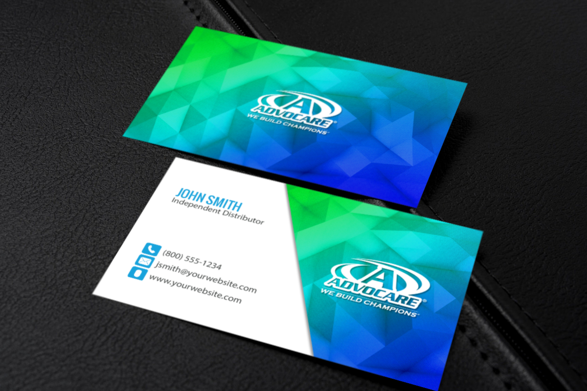 Advocare Distributors Can Customize And Print New Business With Advocare Business Card Template