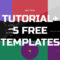 After Effects Tutorial – .gif Animated Banner & 5 Free Templates Intended For Animated Banner Template