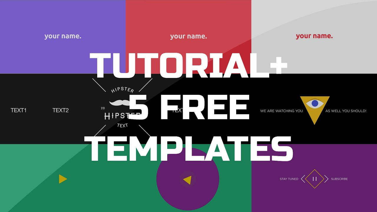 After Effects Tutorial – .gif Animated Banner & 5 Free Templates Intended For Animated Banner Template