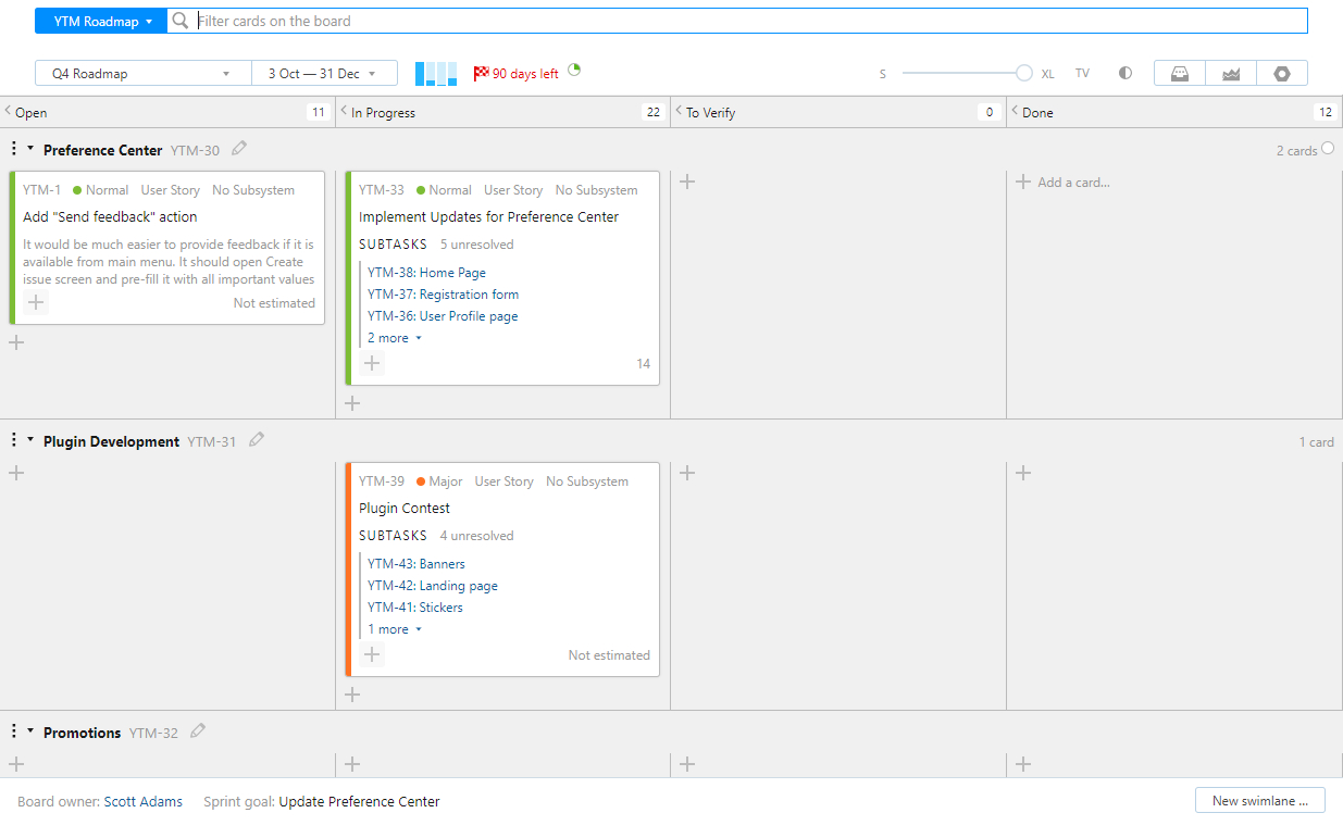 Agile Boards For Epics – Help | Youtrack Incloud For Agile Story Card Template