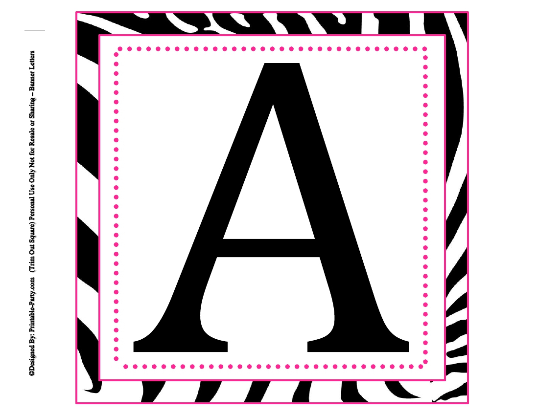 Alphabet Letters To Print Out Free Printable For Posters Throughout Free Letter Templates For Banners