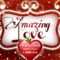 Amazing Love Valentine Powerpoint Template | Valentines Day Inside Valentine Powerpoint Templates Free