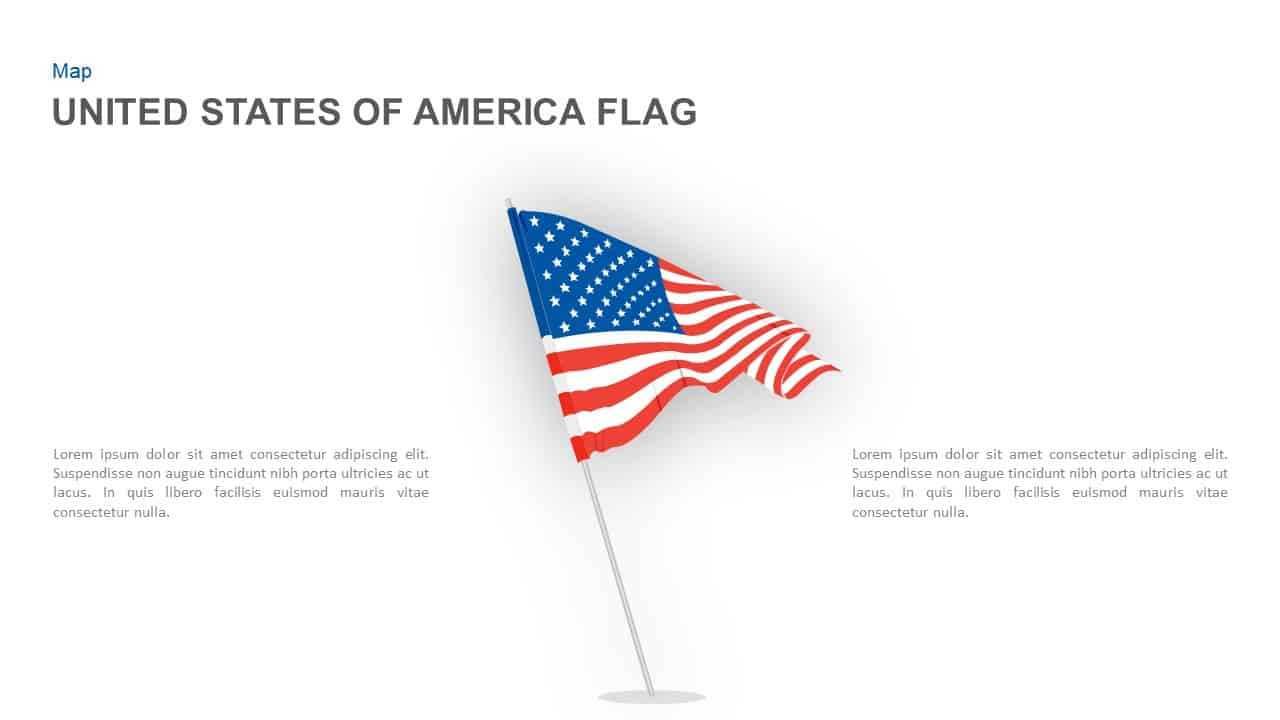 American Flag Powerpoint Template And Keynote Slide Throughout American Flag Powerpoint Template