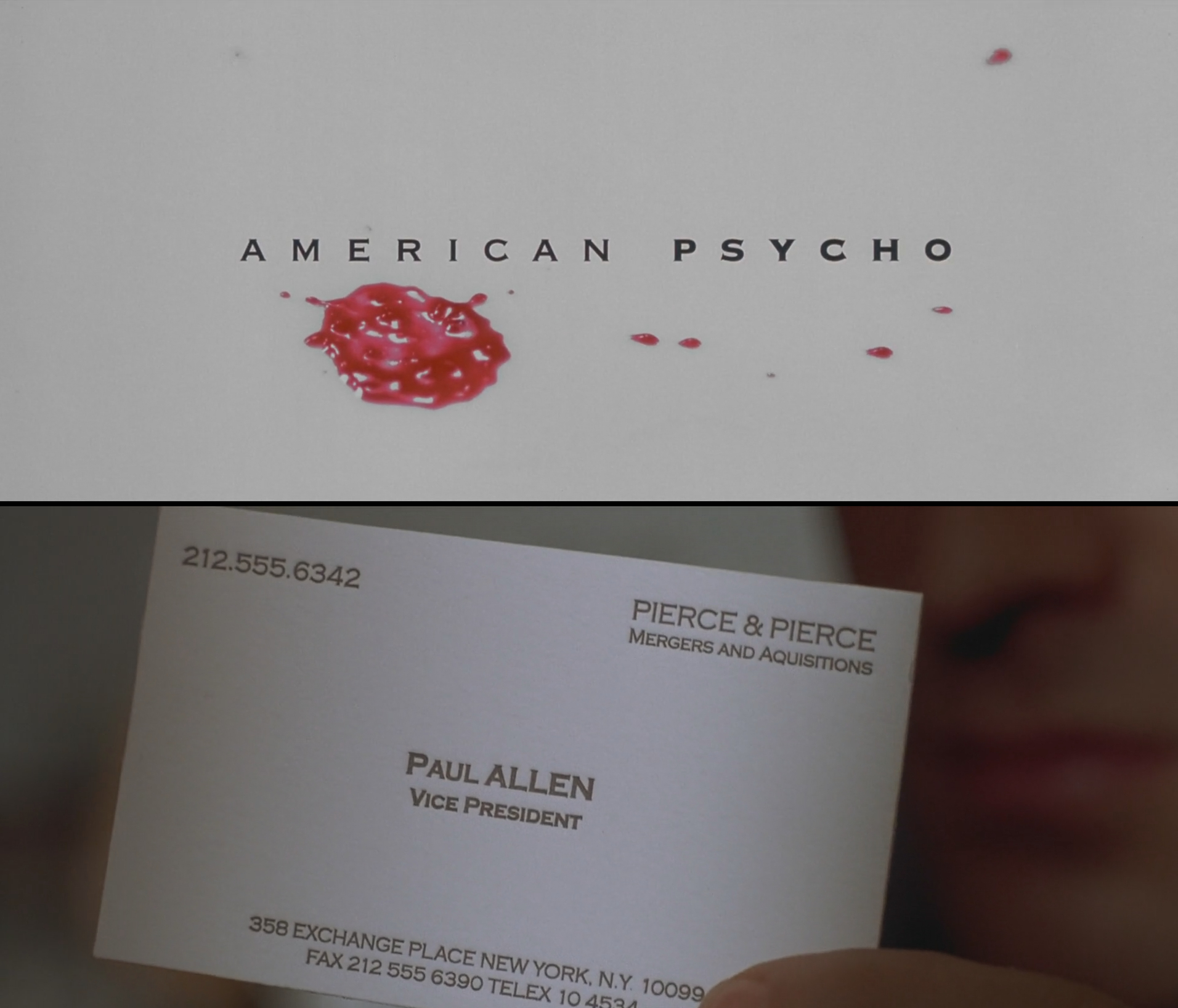 American Psycho Quotes Business Card Cards | Pozycjoner Inside Paul Allen Business Card Template