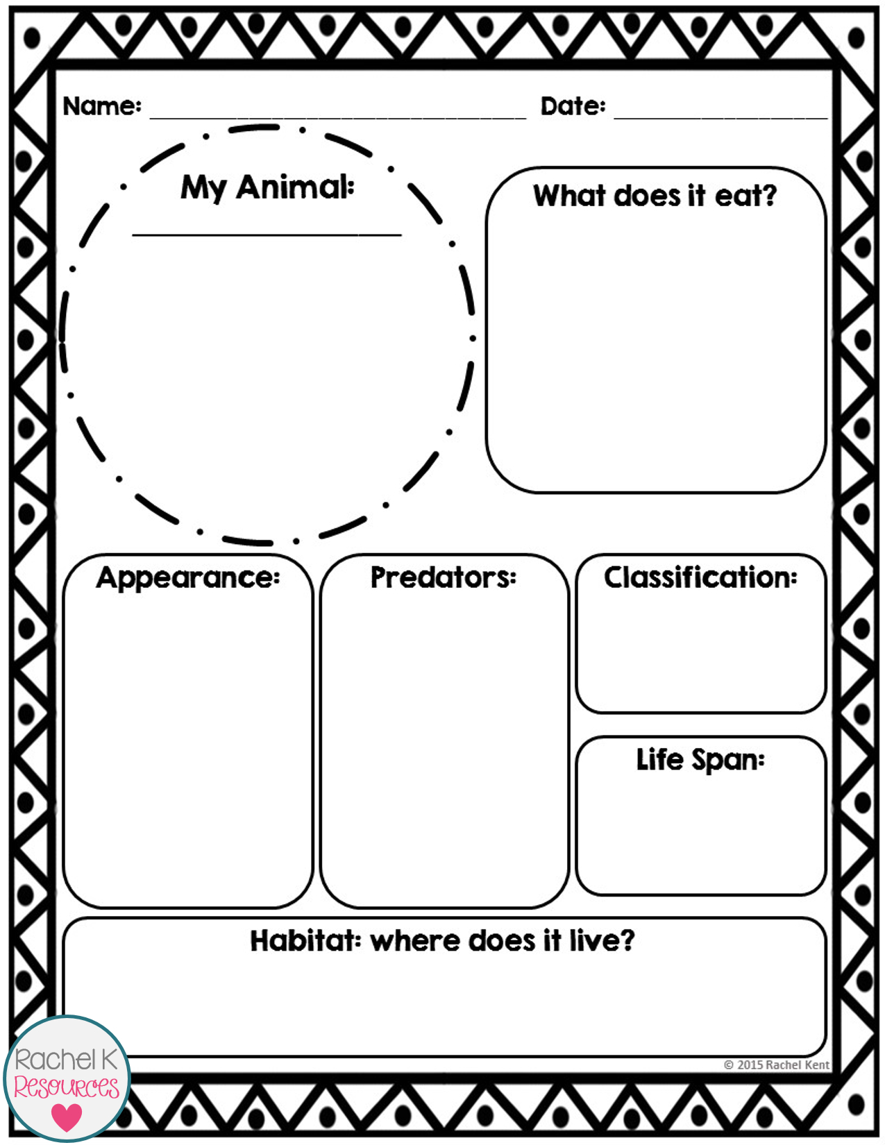 Animal Report Template | Science | Report Template Inside Animal Report Template